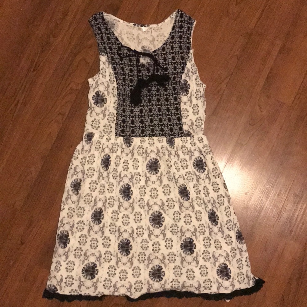 Cute Black and White Kaktus Dress